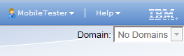 No domains for unauthorized user